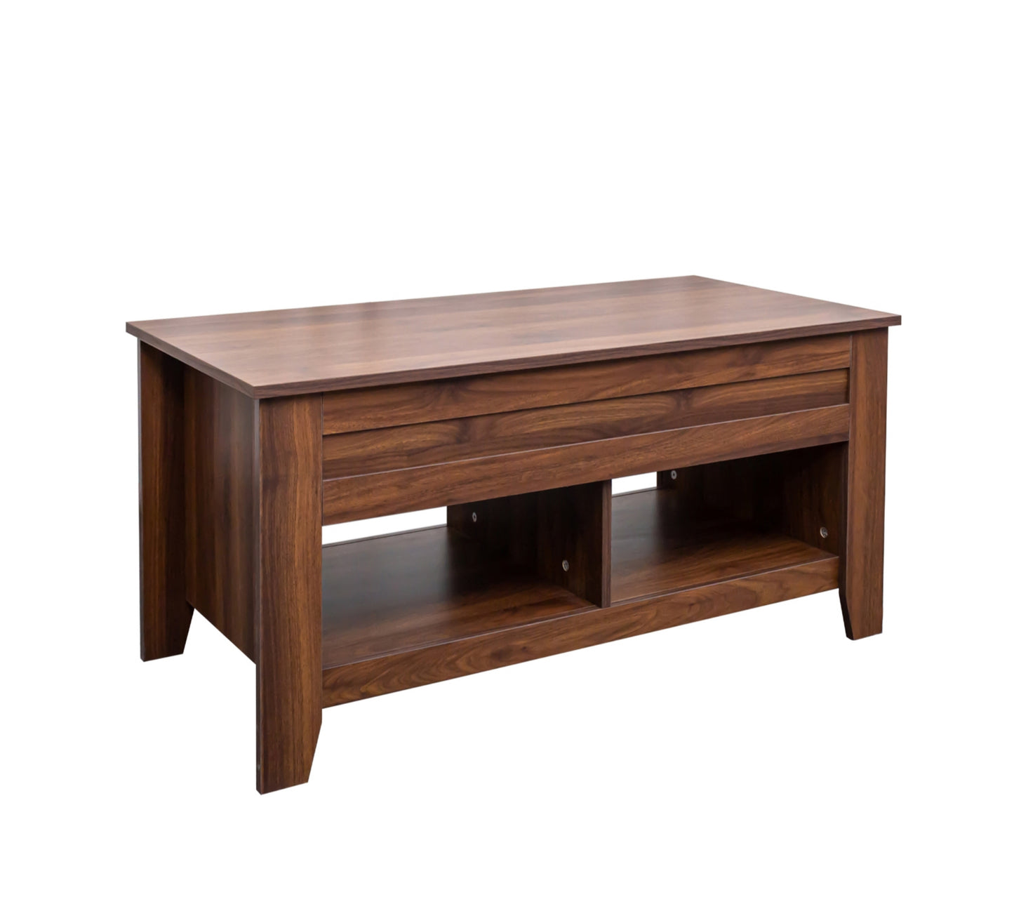 Table basse relevable et table d'appoint, noyer brun 3500BR-21. Stocks limités à Toronto.