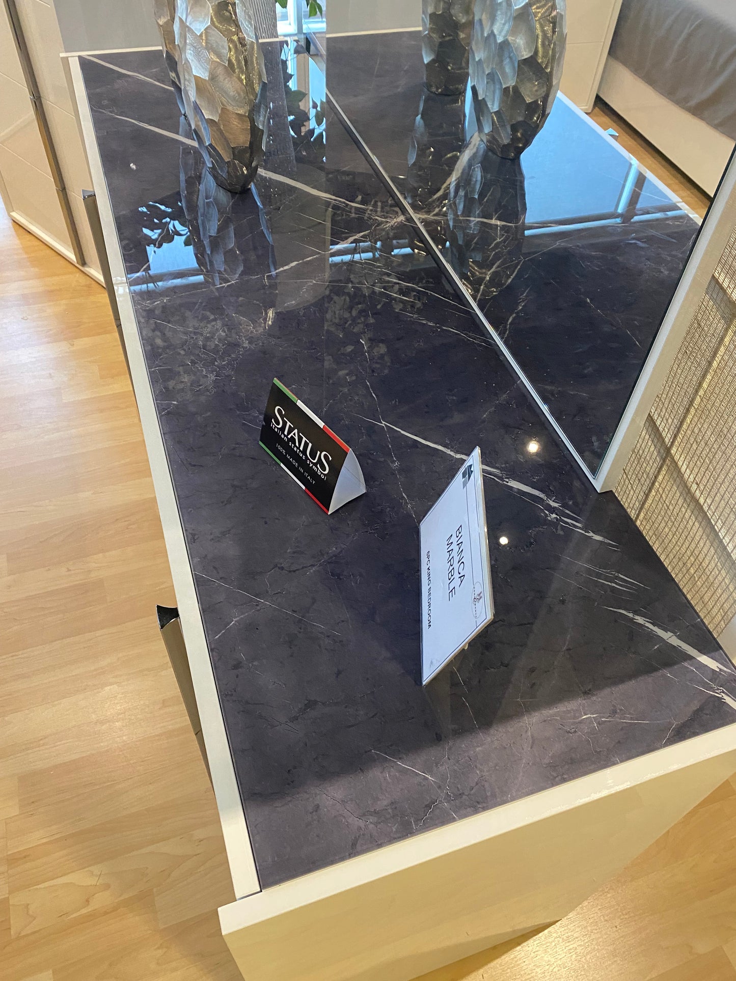 Model BIANCA BLK MARBLE TOP Exclusive Made in Italy Brand STATUS ITALY LIMITED STOCKS TORONTO &SPECIAL ORDER ALSO