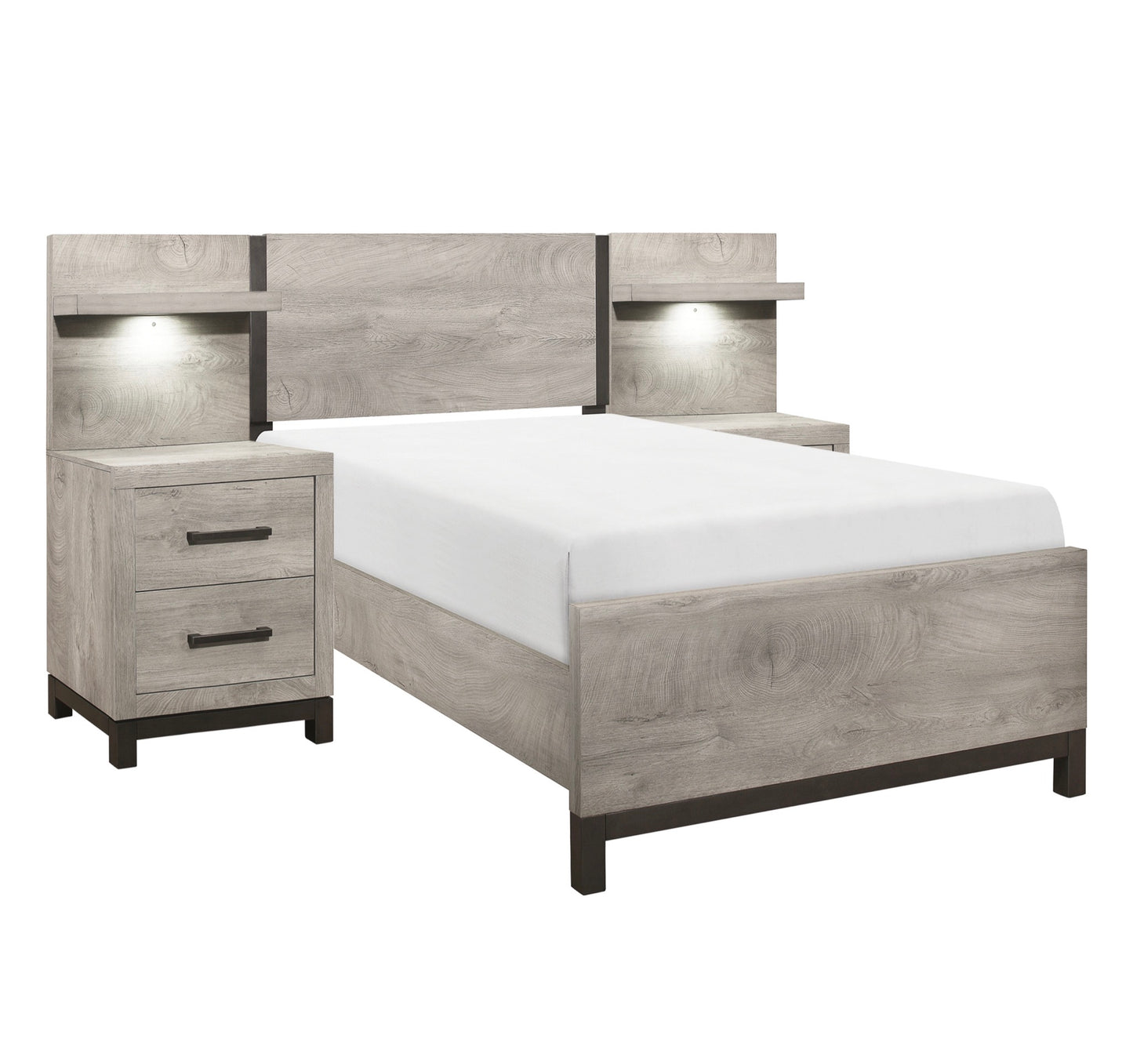 Twin Size Kid Modern Panel Bed 1577/Panel Toronto Stock