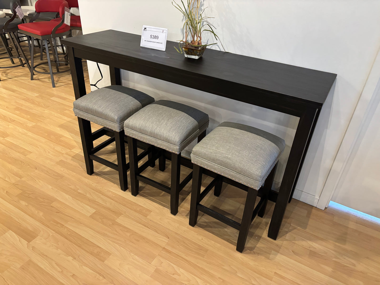 Show Deal 4pc pack counter Height dining set Model 5389