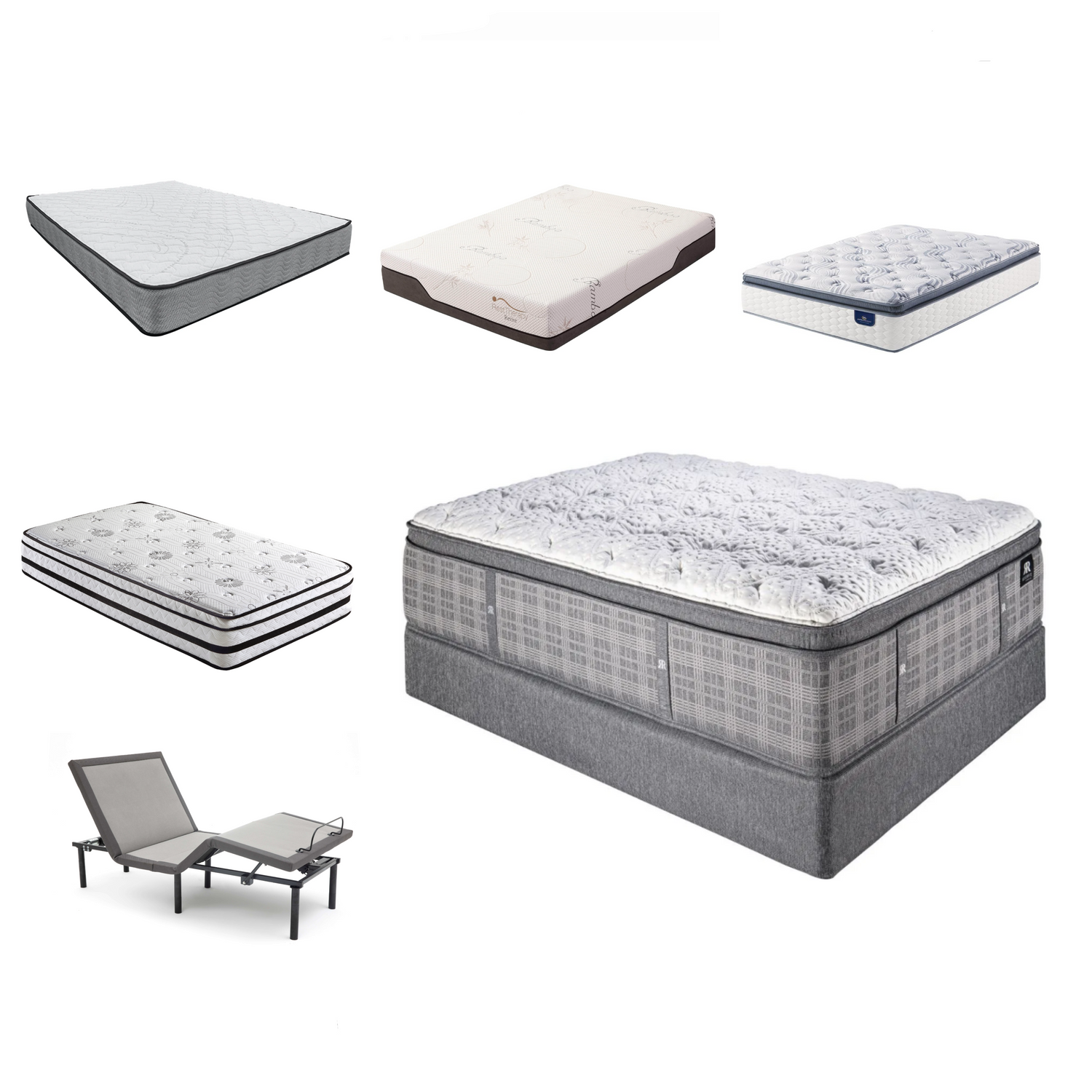 Mattresses, Frames, Box Springs, Adjustable Bed Frames