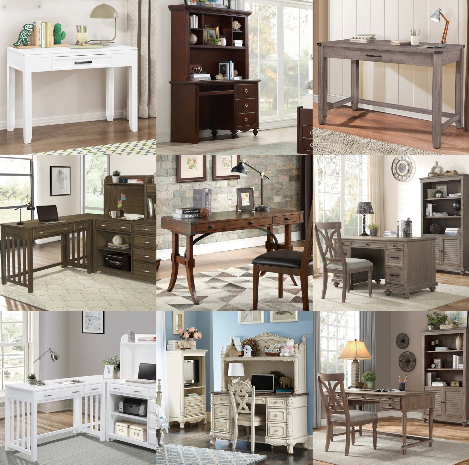 Desks,Bookshelves