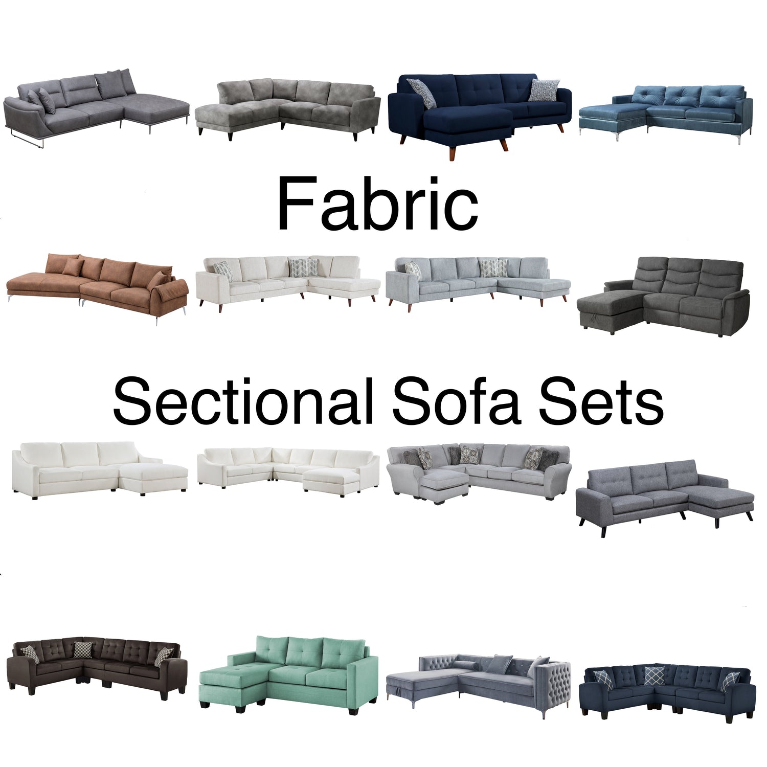 Fabric Sectional Sofas