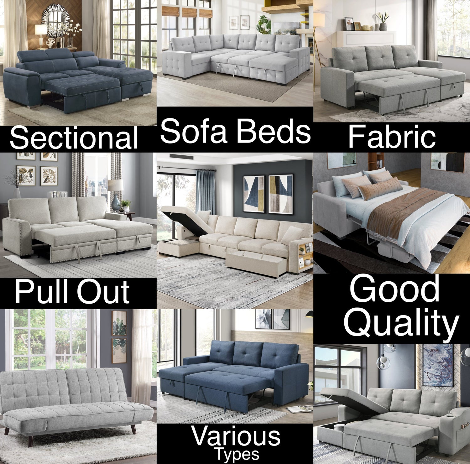 Sofa/Sectional Beds , Klick Klacks, Futons