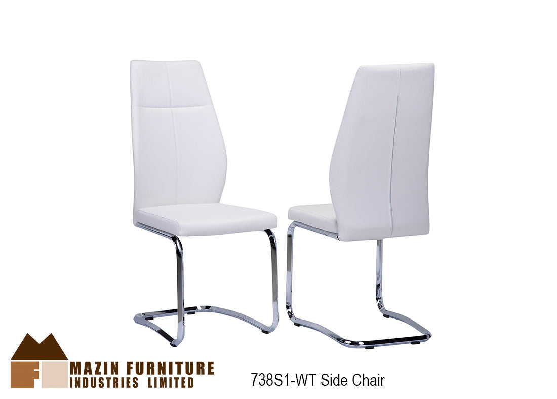 Show Deal  CLR Dining Set Model  7383/738s1 White Chairs 5pc/7pc Deal