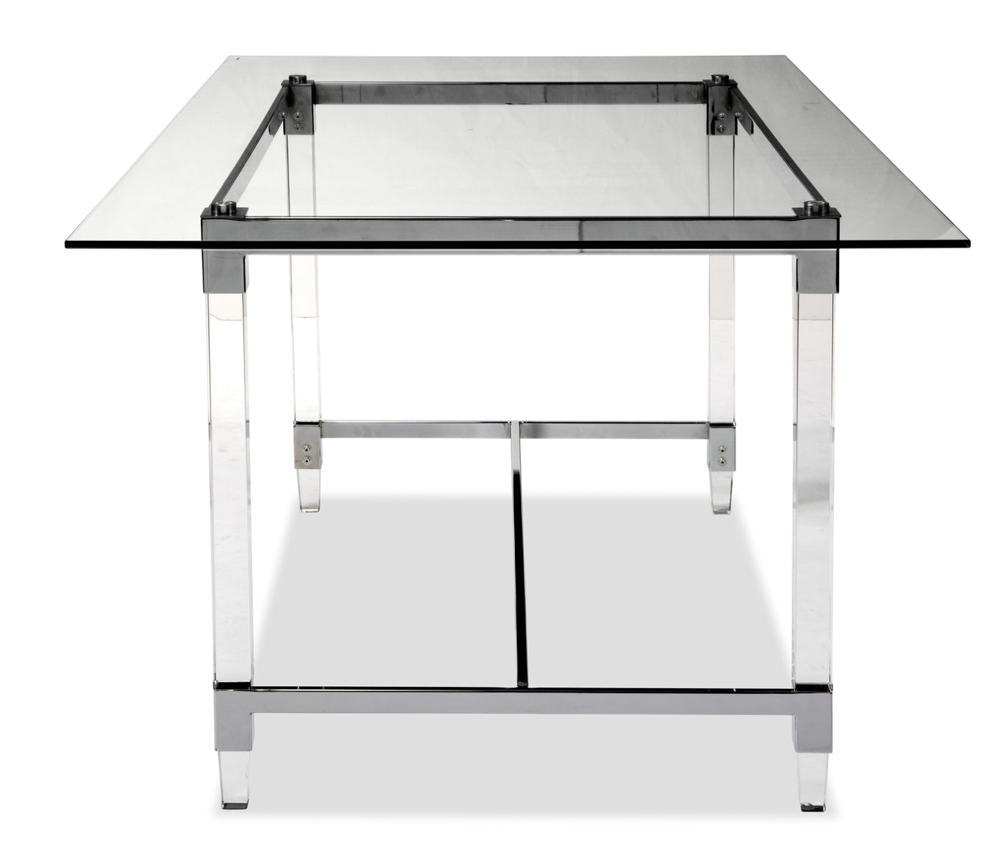 Glass top Acrylic Legs Dining Table 3656-64 Limited Stocks Toronto