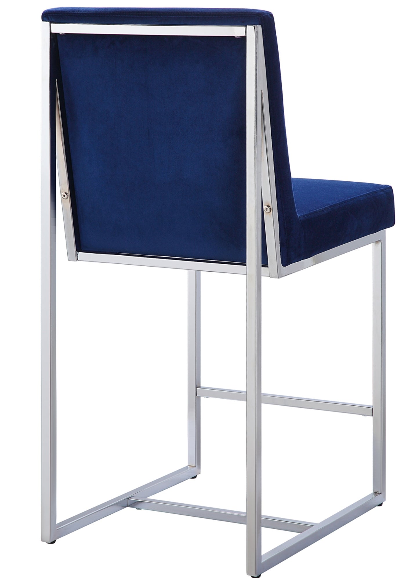 Counter Height Velvet Chairs 3657NV-24 Toronto Stocks