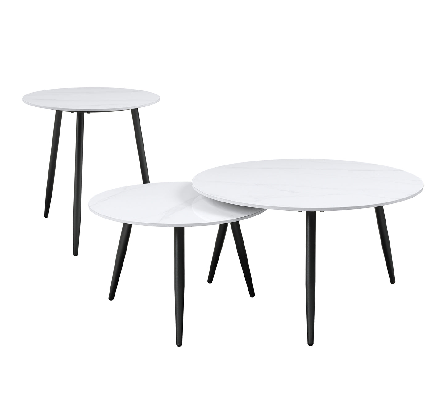 Coffee Table Set 3Pc Pack   3697WT
