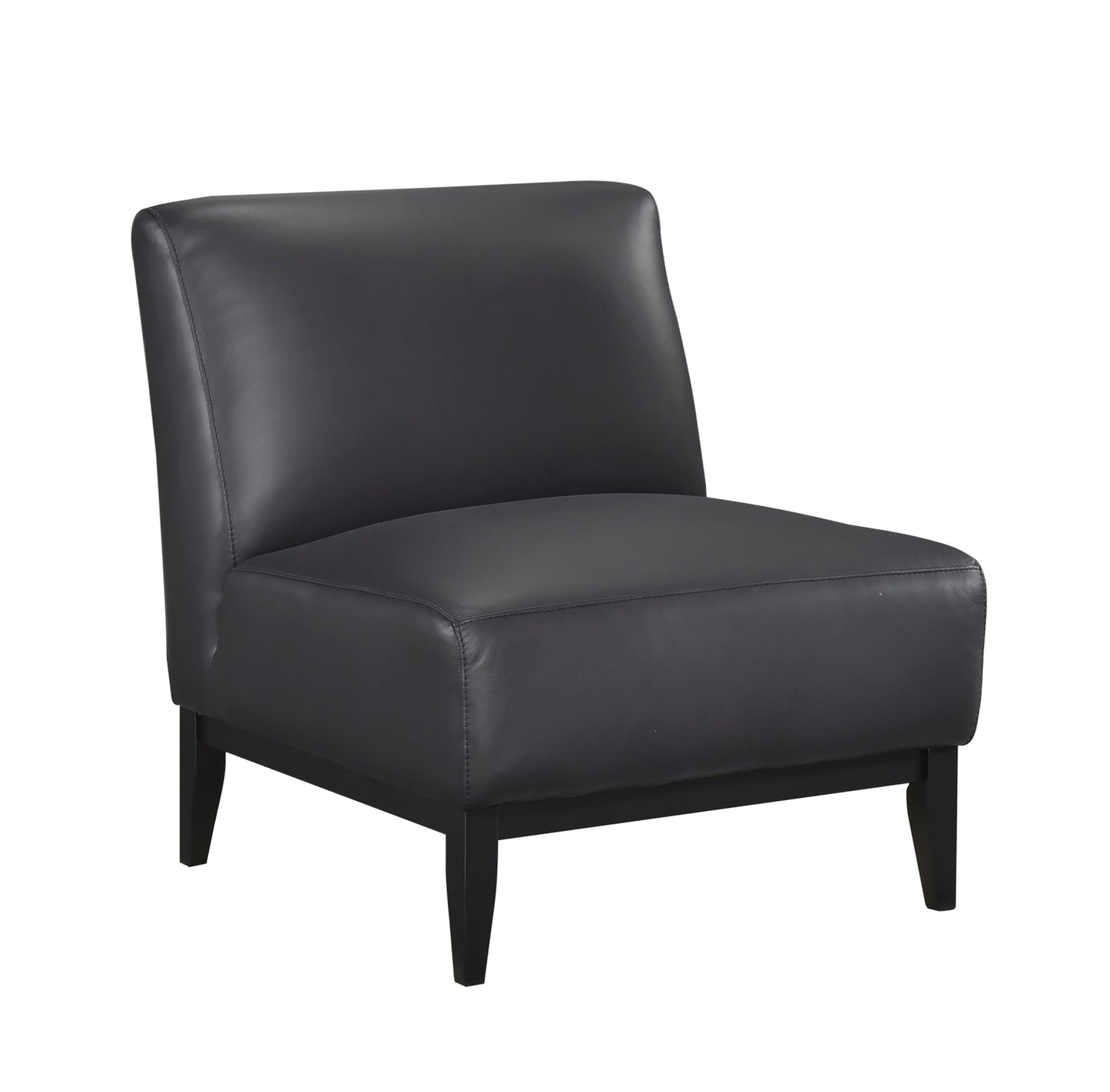 Leather Accent Chair 1129BLK Toronto Stocks