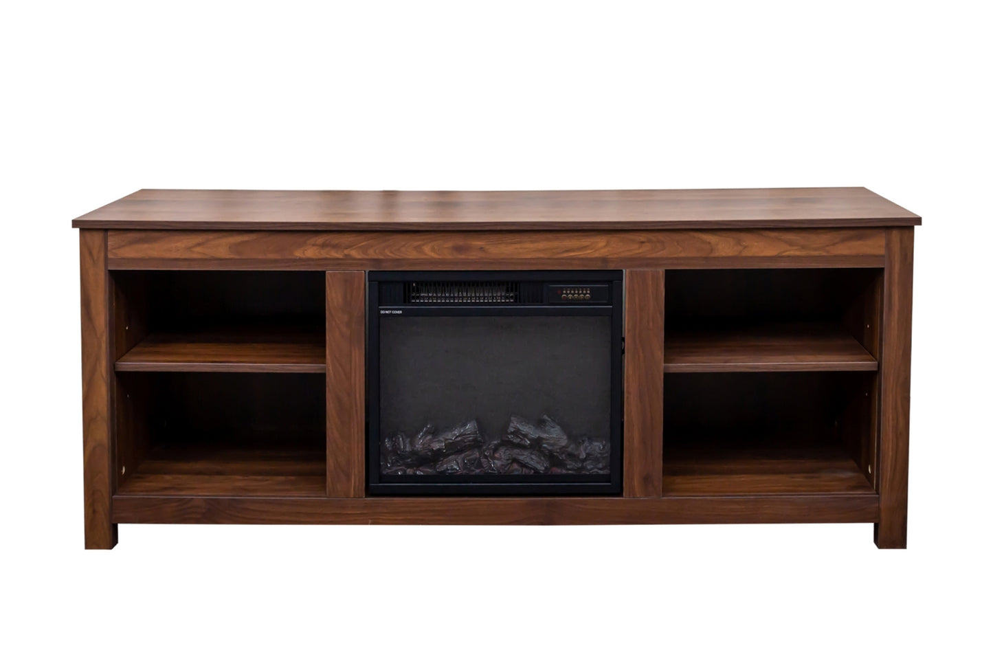 58-inch TV Stand with Fireplace, walnut Finish 45601-58BR Toronto Stocks