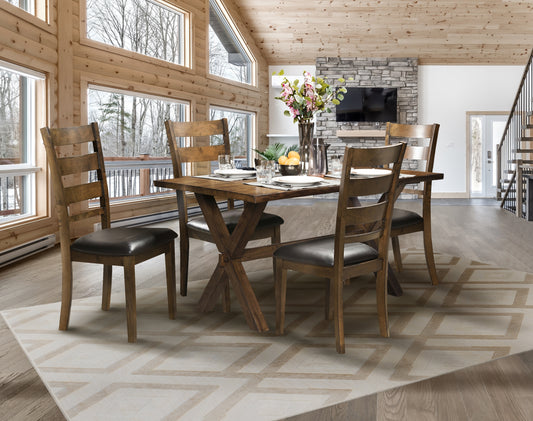 Live Edge Solid wood Dining Set Model 5000 Toronto Stocks
