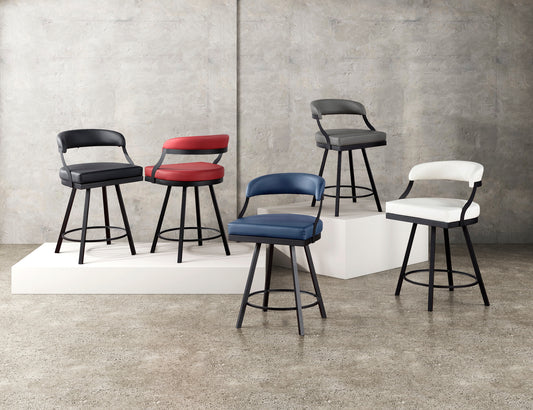 Multi colors Swivel Counter/Pub Chairs Model 5565M Toronto Stocks