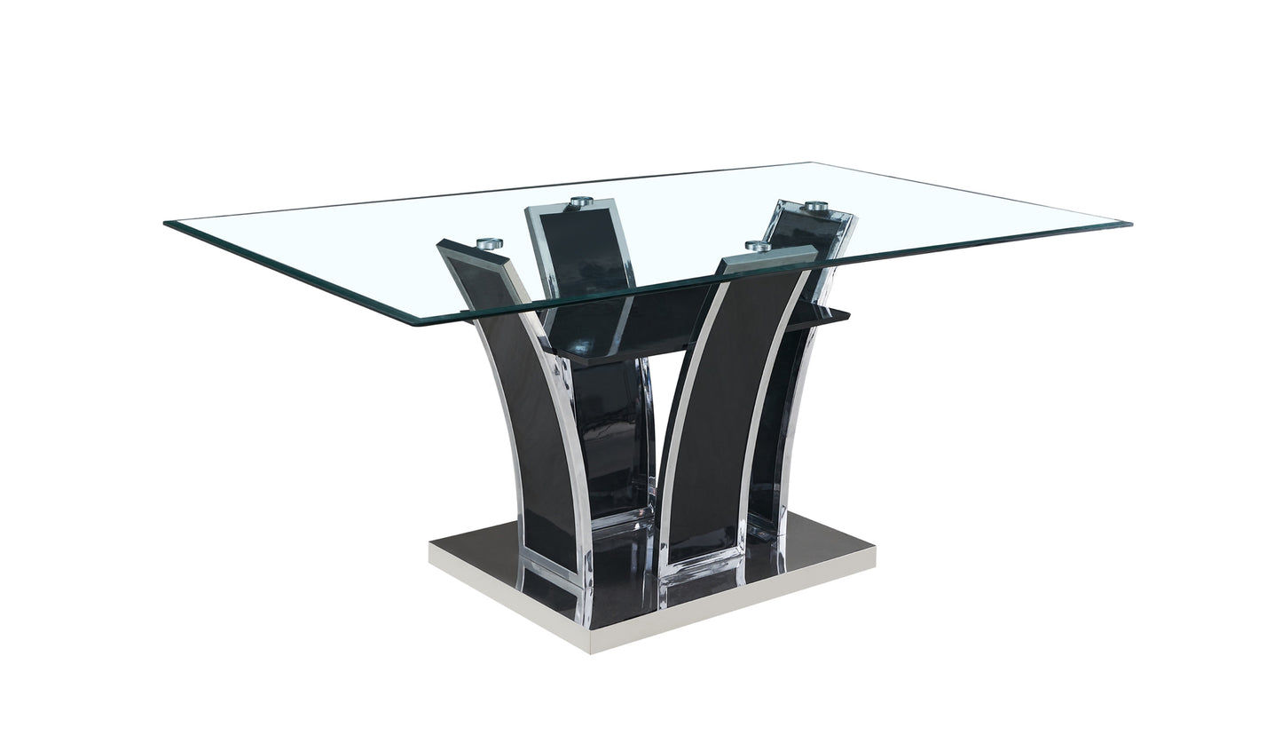 Glass top Dining Set Model 5577N/5178NGYS  Toronto Stocks
