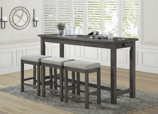 Counter Height 4pc Pack Dining Set Model 5713GY