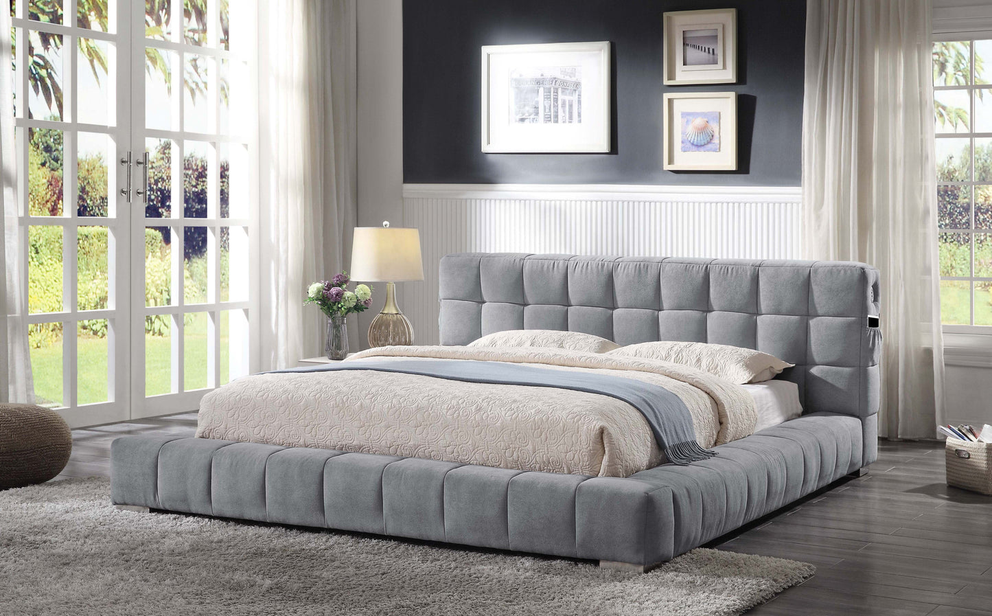 Low Profile Platform Bed Model 5780NLG Toronto Stocks