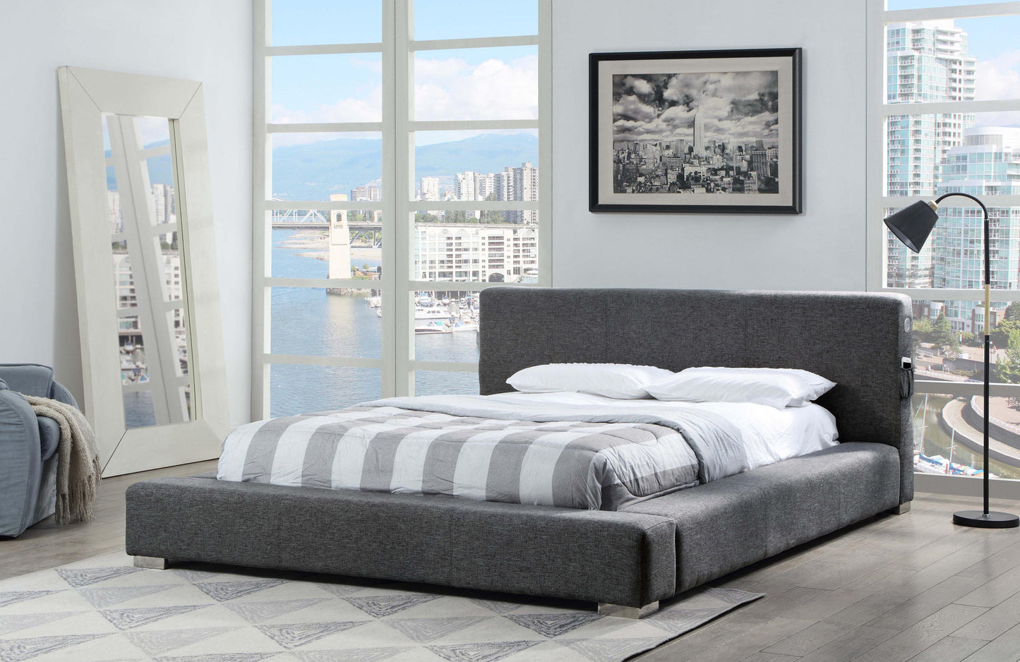 Low Profile Platform Bed Model 5782DG Toronto Stocks