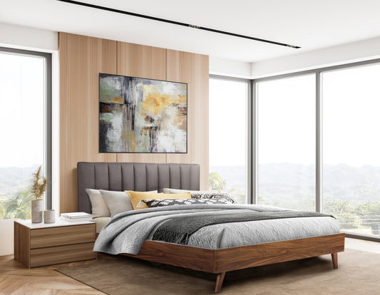 Platform Bed Full/Queen/King Size Model 5891GY/589WN Toronto Stocks
