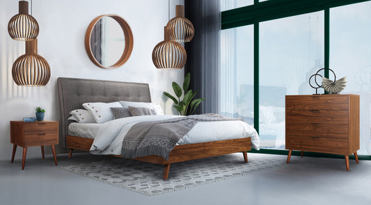 Queen/King Modern Platform Bed Model  5895GY Toronto Stocks