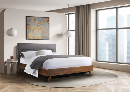 Lift up Storage Full/Queen/King Modern Platform Bed Model 5898GY Toronto Stocks