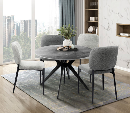 Round Sintered Stone Dining Set Model 5950