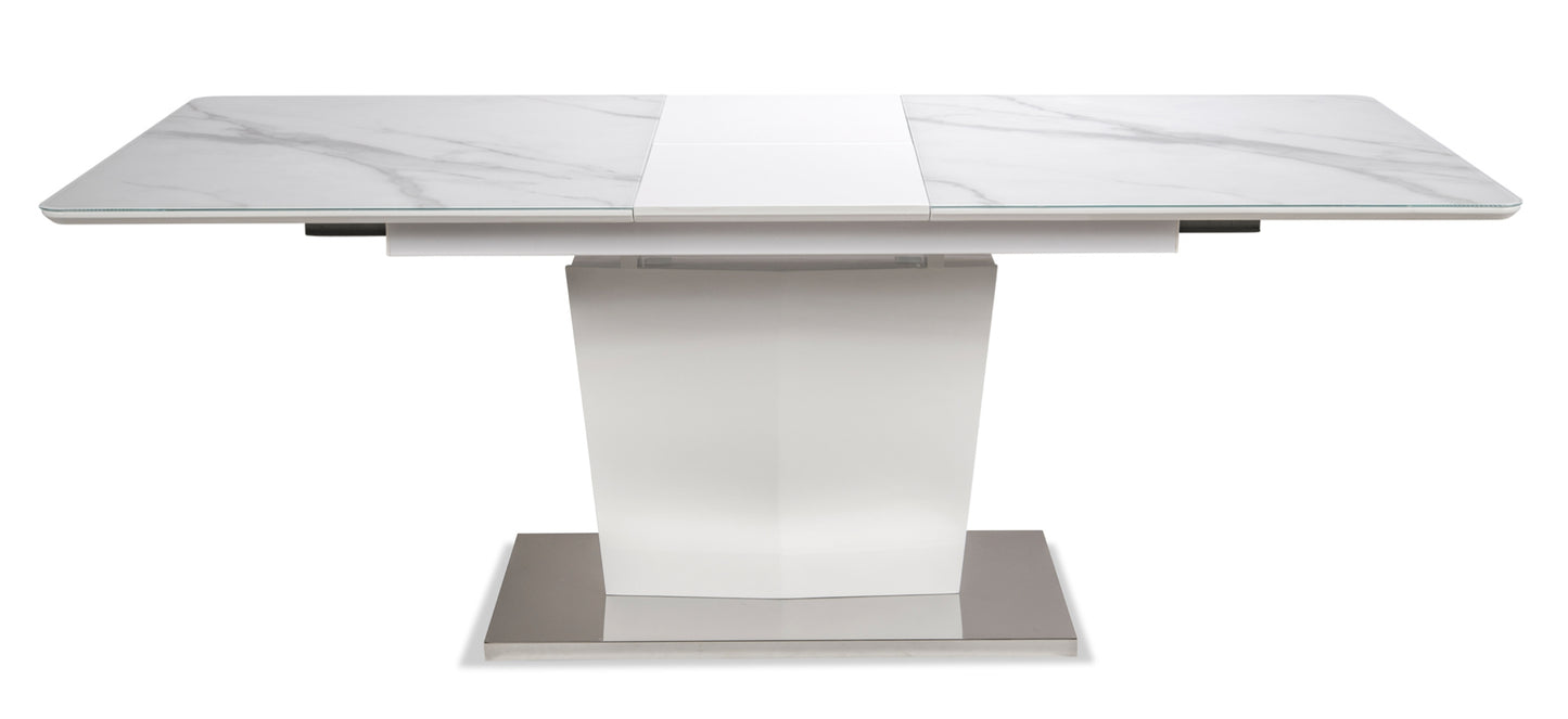 Glass top Dining Set Model 6846/738s4n-WT Toronto Stocks