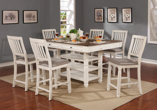 Counter Height Dining Set with Storage Model 7412W-36  Toronto Stocks
