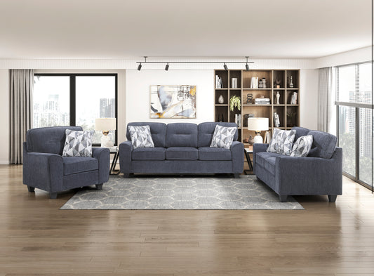 Fabric Sofa/Love Seat/ Chair  Model 8416BU Toronto Stocks ( Coming Late )