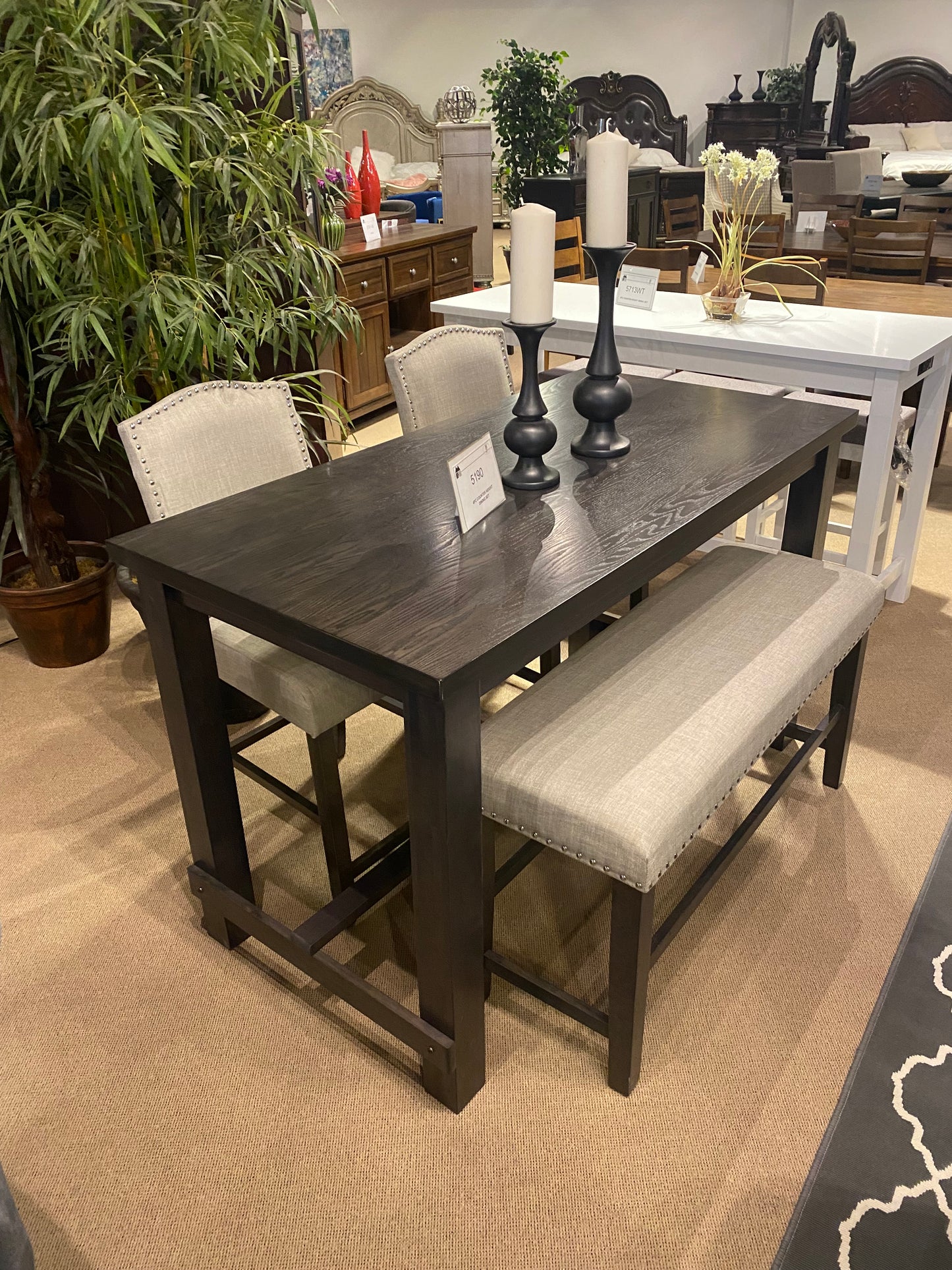 Show Deal  CLR Counter  Dining Set Model  5190 4Pc Deal