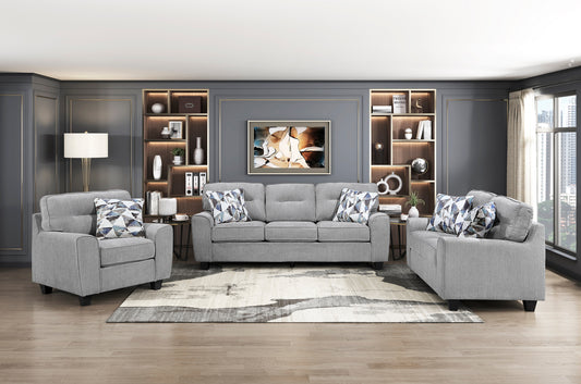 Fabric Sofa/Love Seat/ Chair  Model 8416GY Toronto Stocks