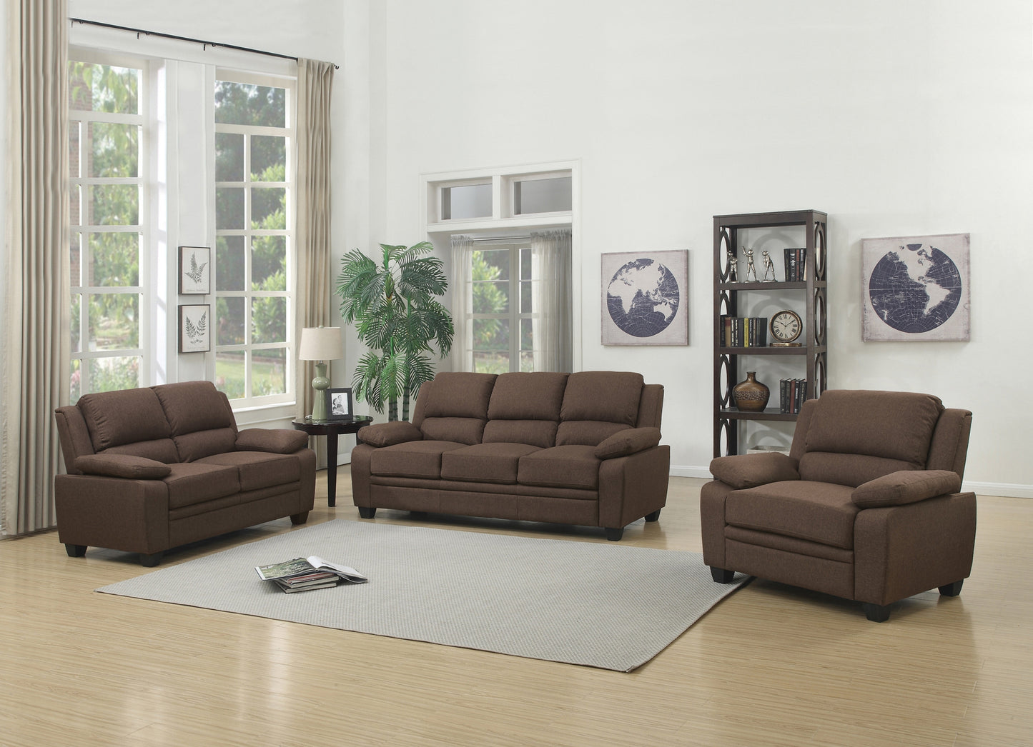 Fabric Sofa/Love Seat/Chair  red/grey/brown colors Toronto Stocks