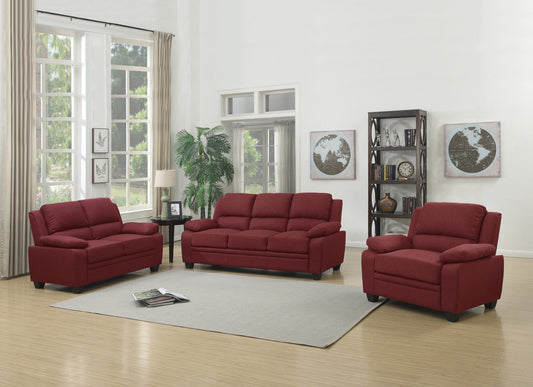 Fabric Sofa/Love Seat/Chair  red/grey/brown colors Toronto Stocks