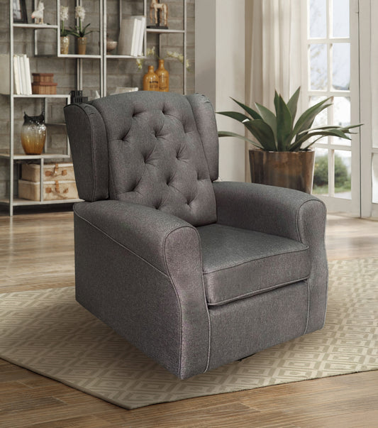 Model 92068CHR-1G Swivel Glider Chair, Charcoal  Toronto Stocks