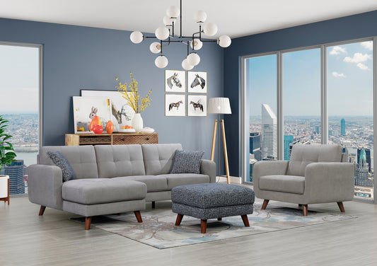Model 9591GYSS Sectional Sofa with Left Side Chaise .Toronto Stocks