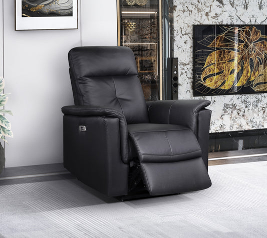 Model 9620PBLK-1G Power Glider Recliner in Leather . Toronto Stocks