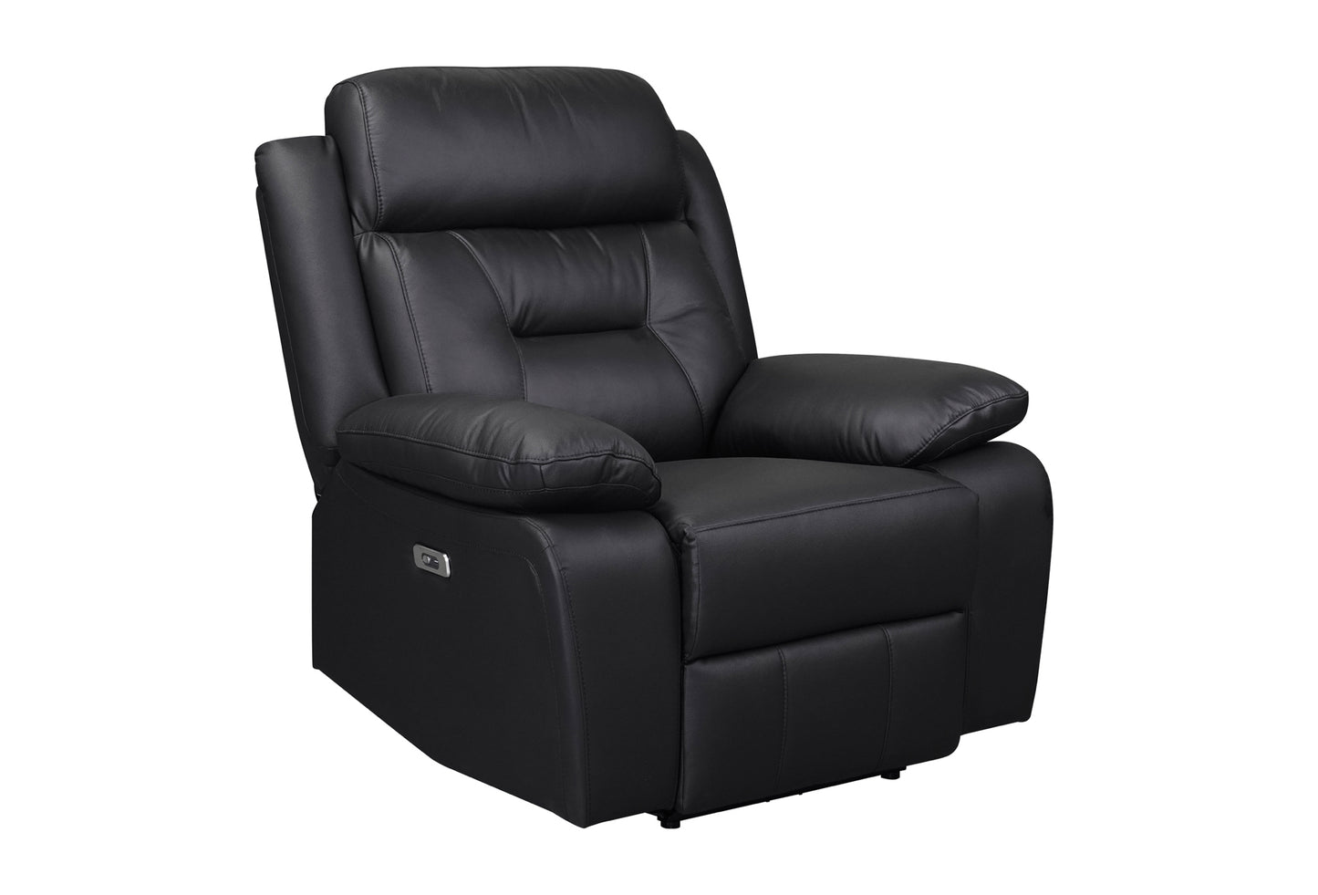 Power Leather Recliner Model 9629BLK Toronto Stocks