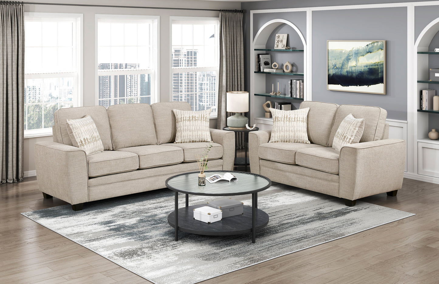 Model 9745TP Fabric Sofa/Love Seat/Chair  Toronto stocks