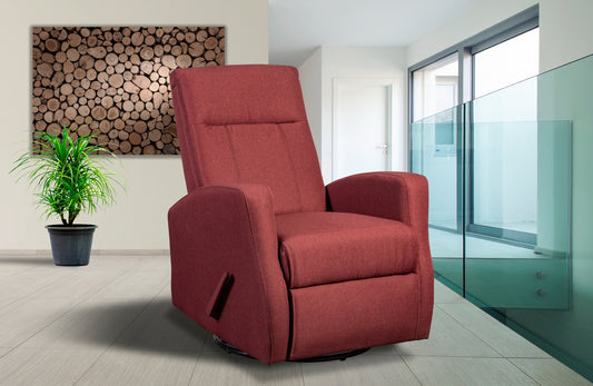 Model 9807NRED Swivel Glider Recliner . Toronto Stocks