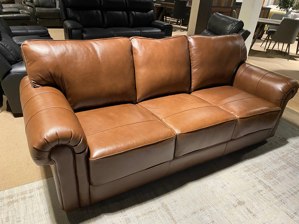 Clearence Model 99953CHC Full Leather Made in Brazil Sectional Sofa, Love Seat & Chair (Copy)