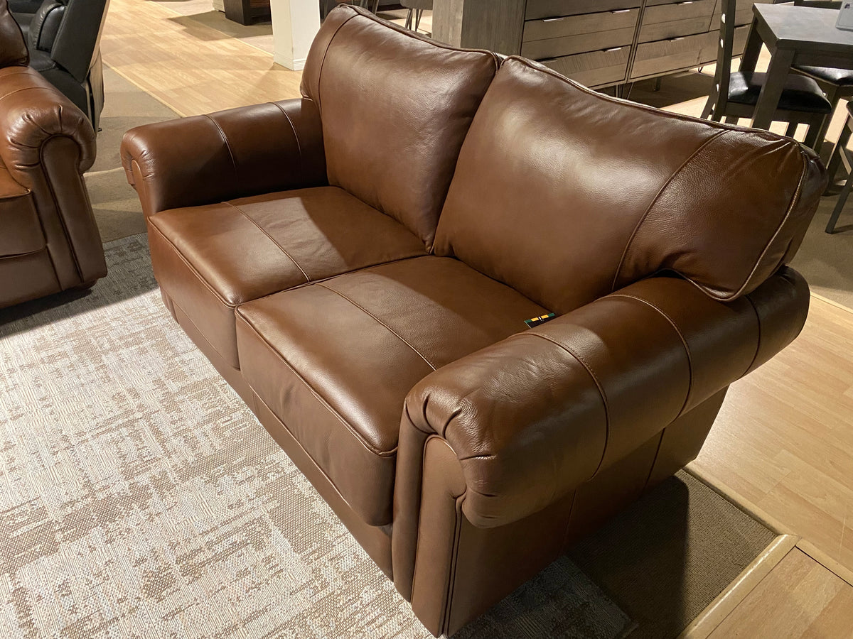 Clearence Model 99953CHC Full Leather Made in Brazil Sectional Sofa, Love Seat & Chair (Copy)