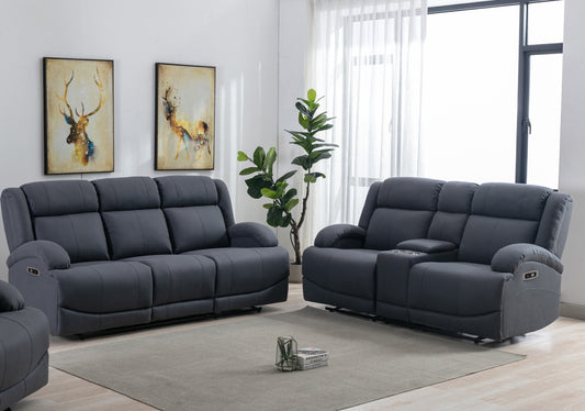 Power Fabric Recliner Model 99207P-BLU  Toronto Stocks