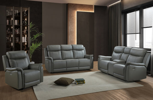 Leather Power Recliner Model 99840PN-GY Toronto Stocks