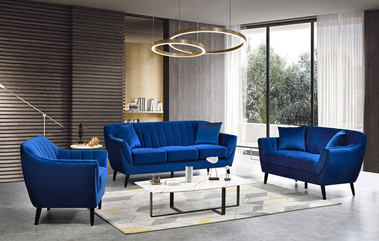 Model 99880NAV  Fabric Sofa/Love Seat/Chair two colors Toronto stocks
