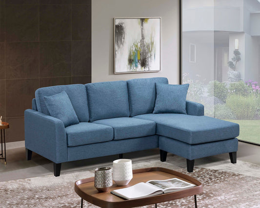 Model 99912BLU-3SC Reversible Sectional Sofa Chaise .Very Limited Toronto Stocks