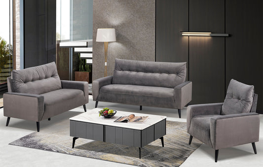 Model 99913CHR Fabric Sofa/Love Seat/Chair two colors Limited Toronto stocks