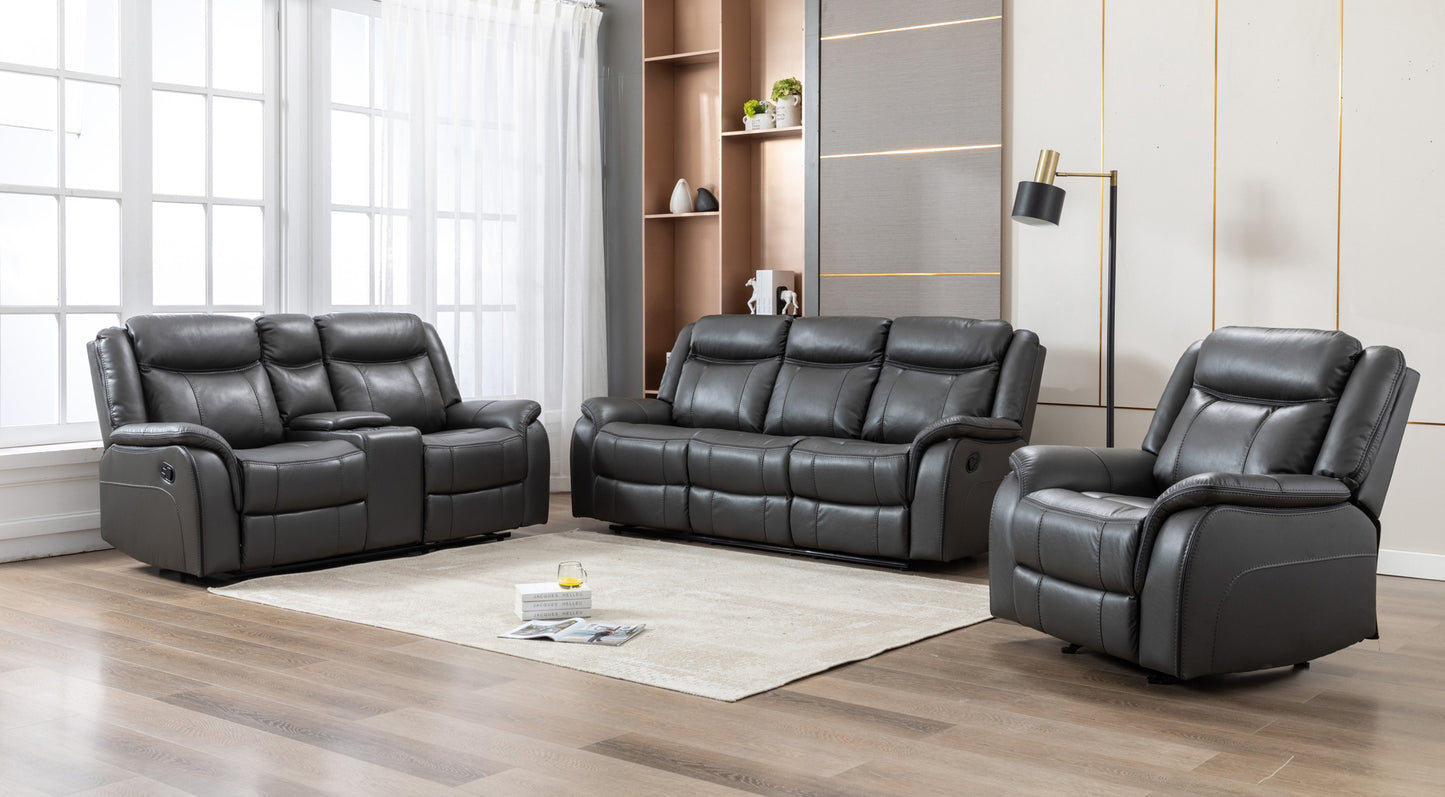 Gel Leather Recliner Model 99926GRY Toronto Stocks