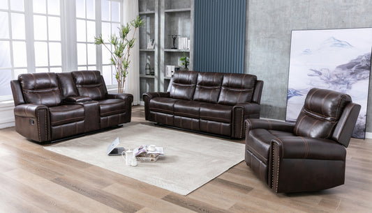 Gel Leather Recliner Model 99927BRW Toronto Stocks