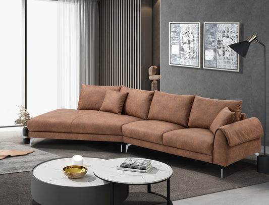 Model 99938BRWSSL , Sectional Sofa .Very Limited Toronto Stocks