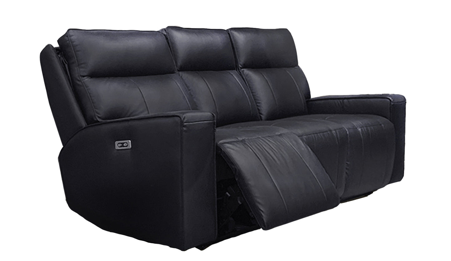 Dual power black leather Recliner Sofa/Love Seat Model 99943P-BLK. Toronto Stocks limited