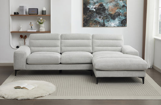 Model 99084LGYSSR Sectional with Right Side Chaise. Toronto Stocks.