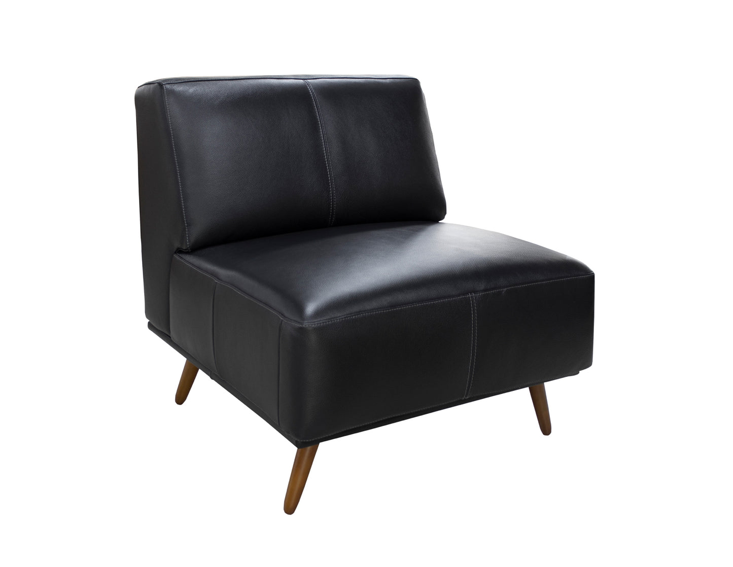 Model 99956BLK-1  Full Leather Accent Chair Limited Toronto stock
